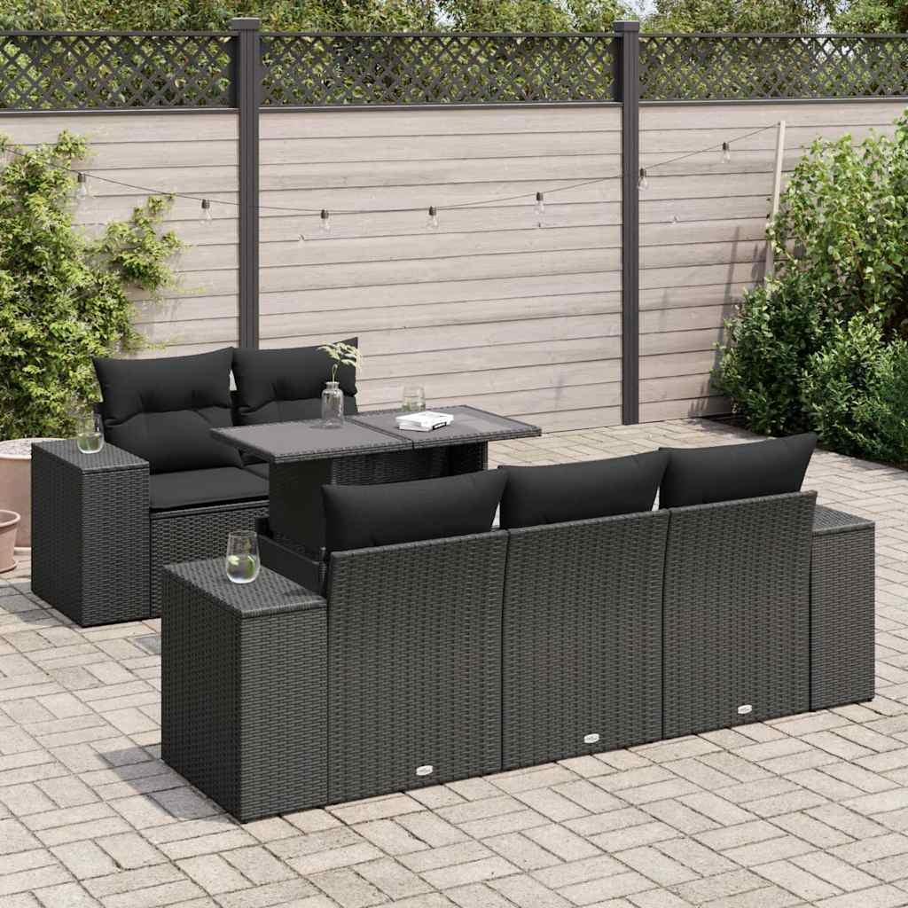 VidaXL Garten sofagarnitur poly-rattan