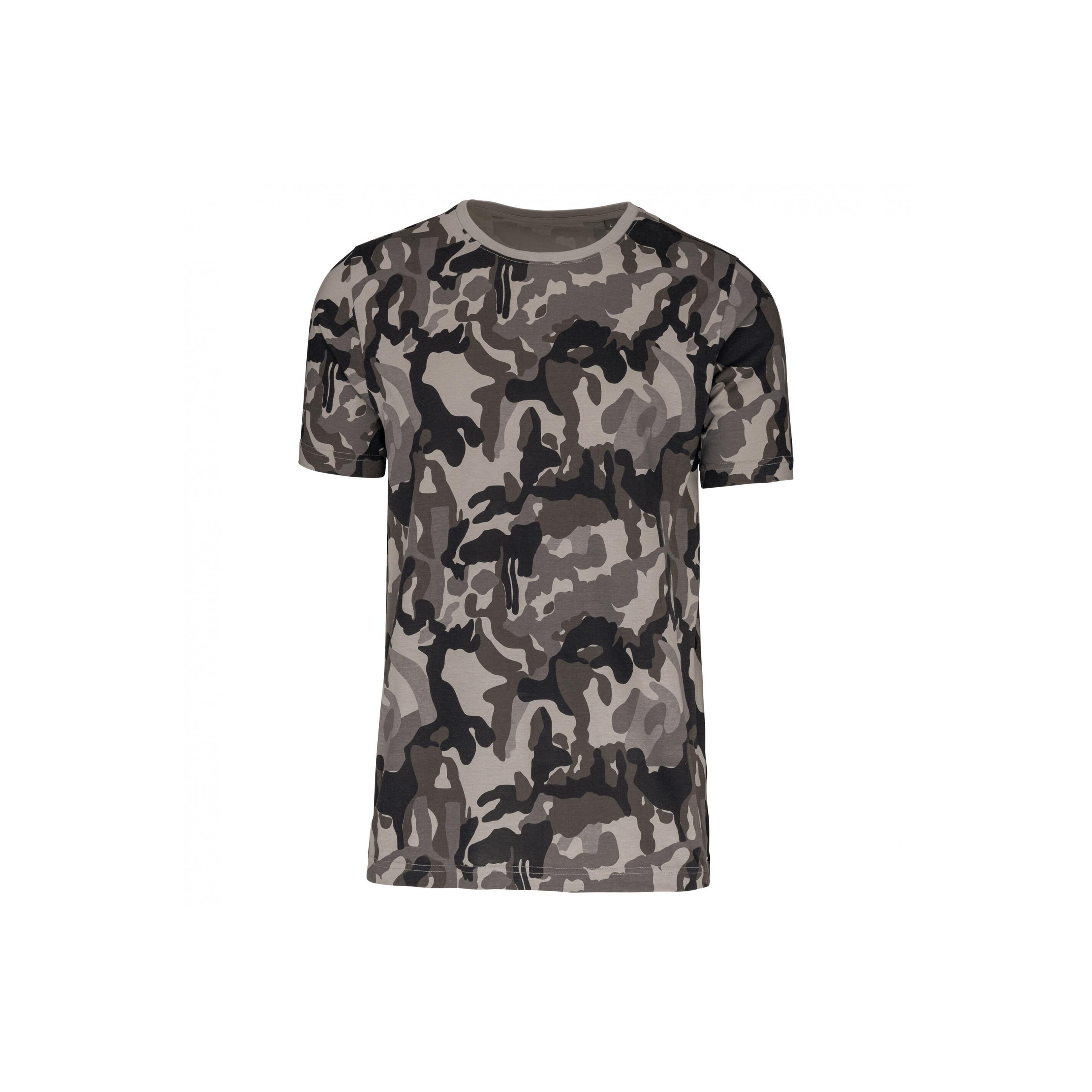 Kariban Camo Print T-Shirt