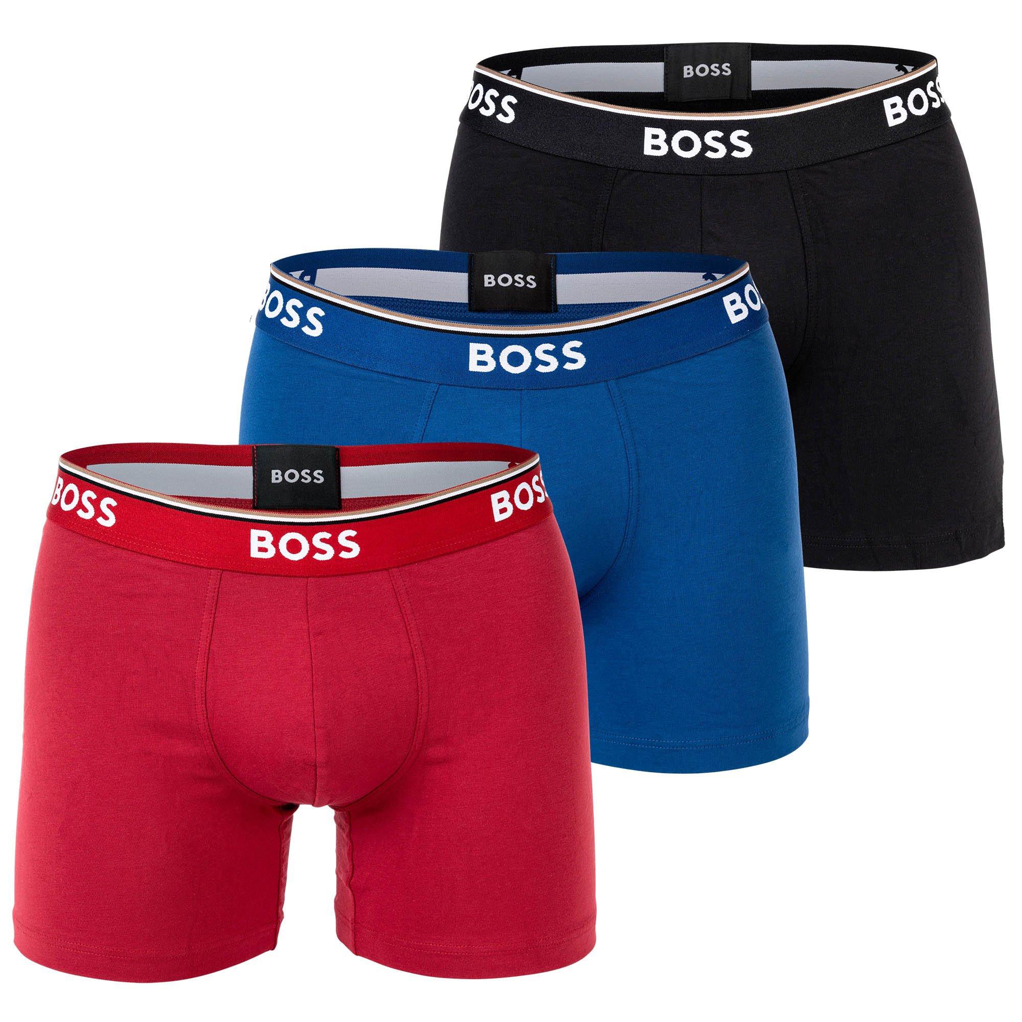 BOSS BoxerBr 3P Power Boxershort 3er Pack Stretch-BoxerBr 3P Power