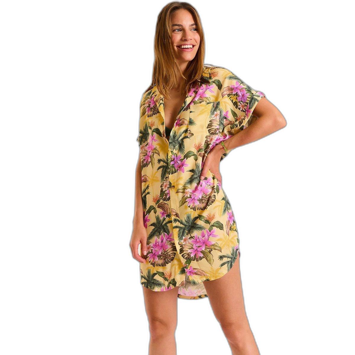 BANANA MOON Waila Limetropiday Hemdblusenkleid