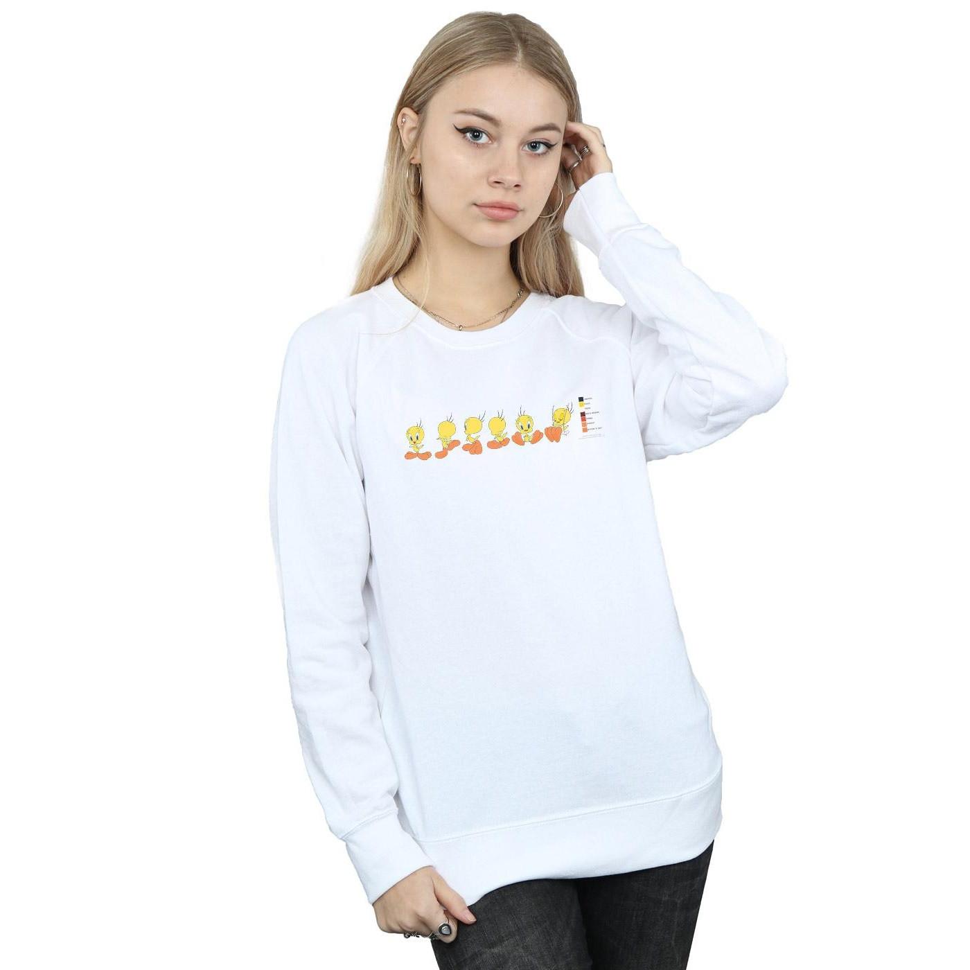 LOONEY TUNES Tweety Pie Colour Code Sweatshirt