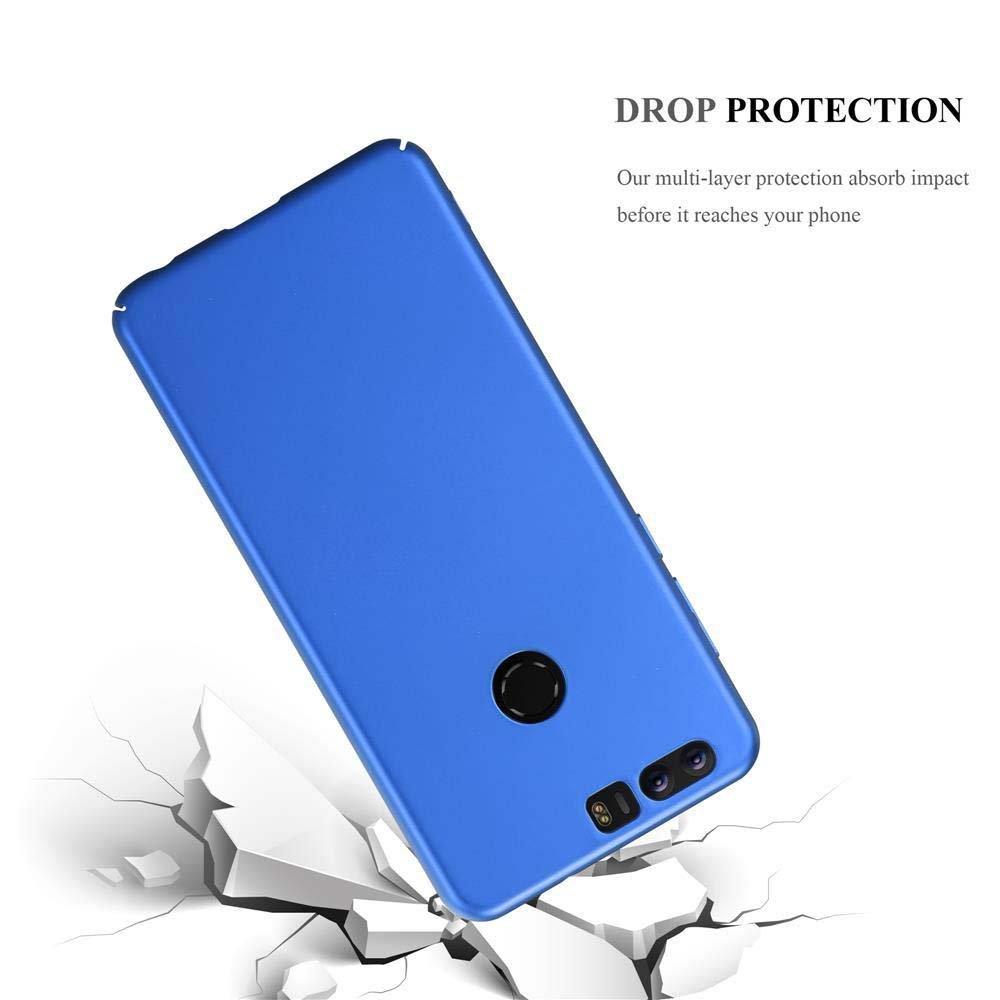 Cadorabo Hülle für Honor 8 8 PREMIUM Hard Case in Metall Optik