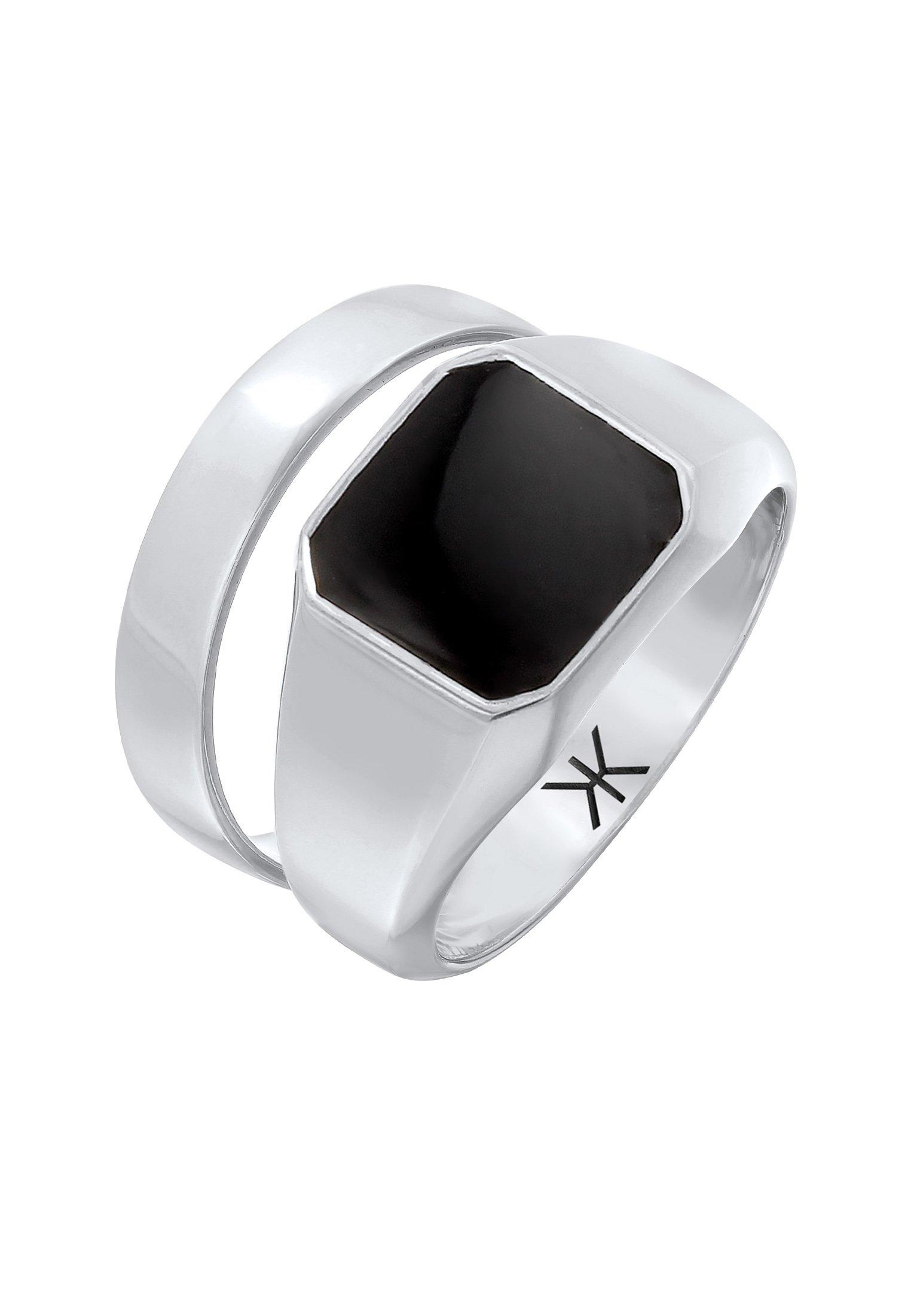 Kuzzoi Ring Siegelring Bandring Set
