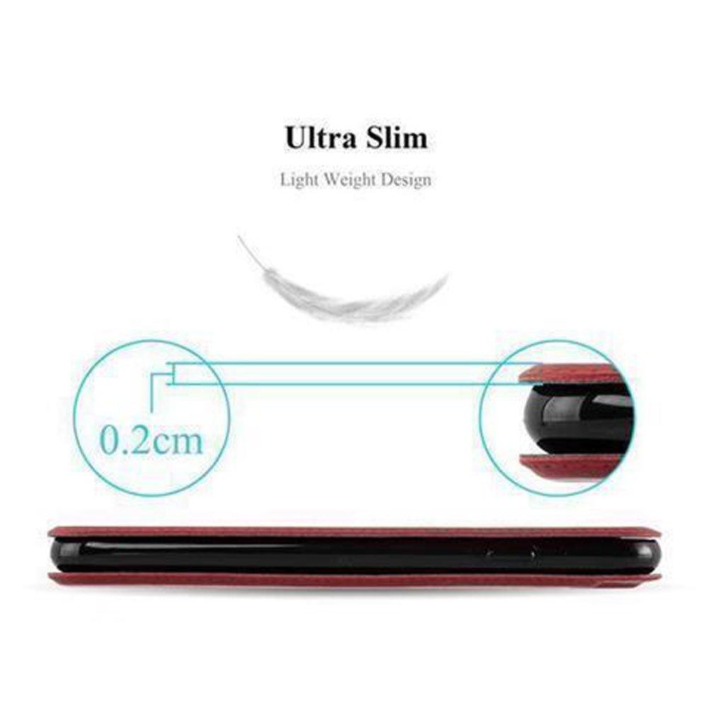 Cadorabo Hülle für Huawei P9 LITE 2016 / G9 LITE Magnetverschluss, 2 Sichtfenstern