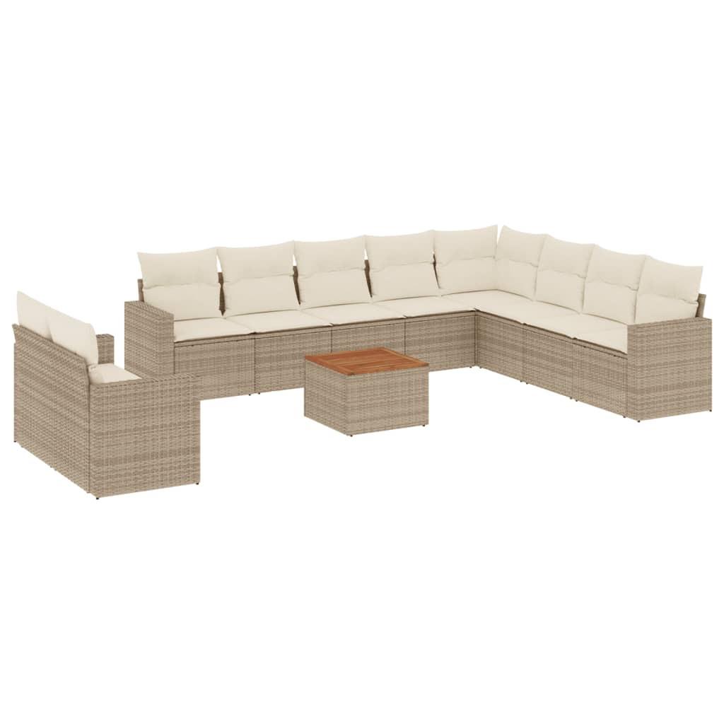 VidaXL Garten sofagarnitur poly-rattan