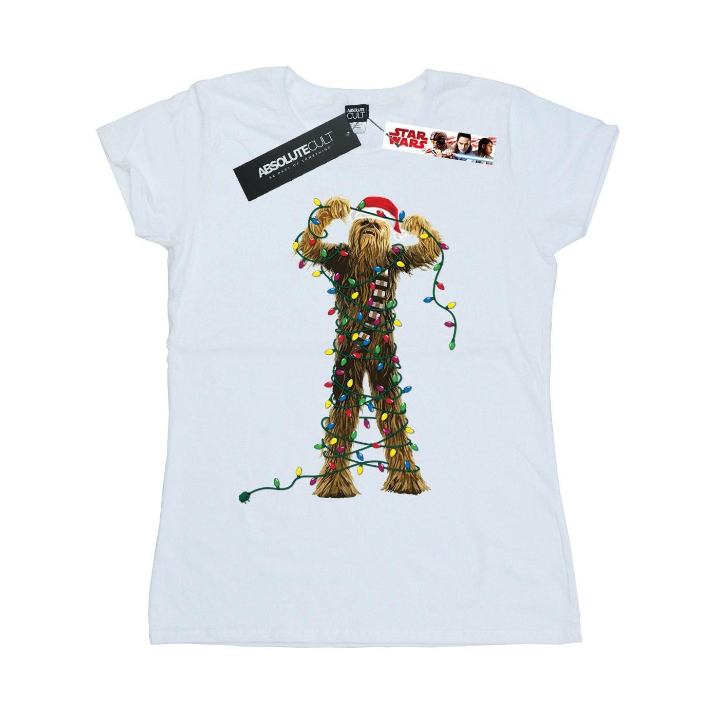 STAR WARS Star Wars Chewbacca Christmas Lights T-Shirt