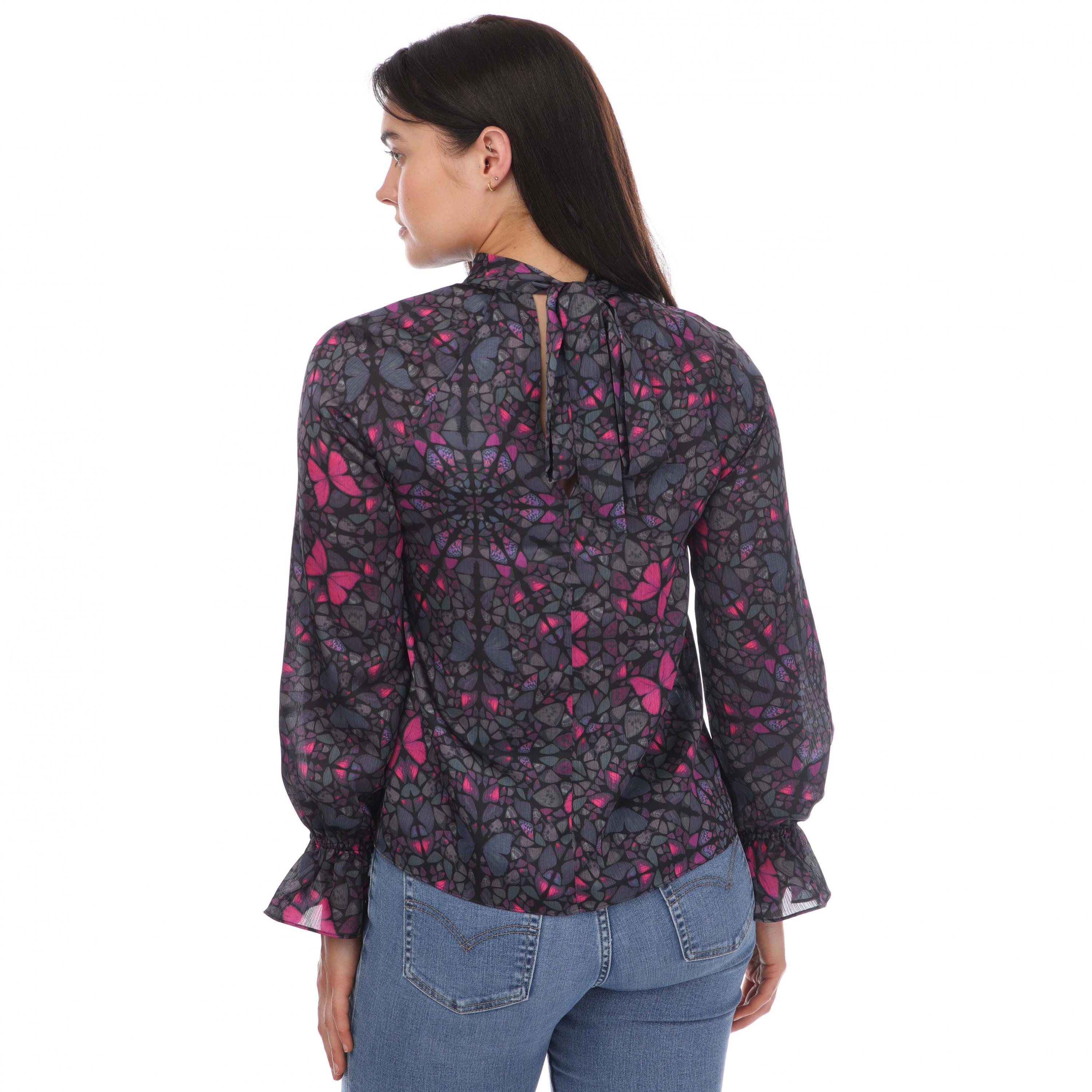 TED BAKER Heiydii Bluse Hoch geschnitten