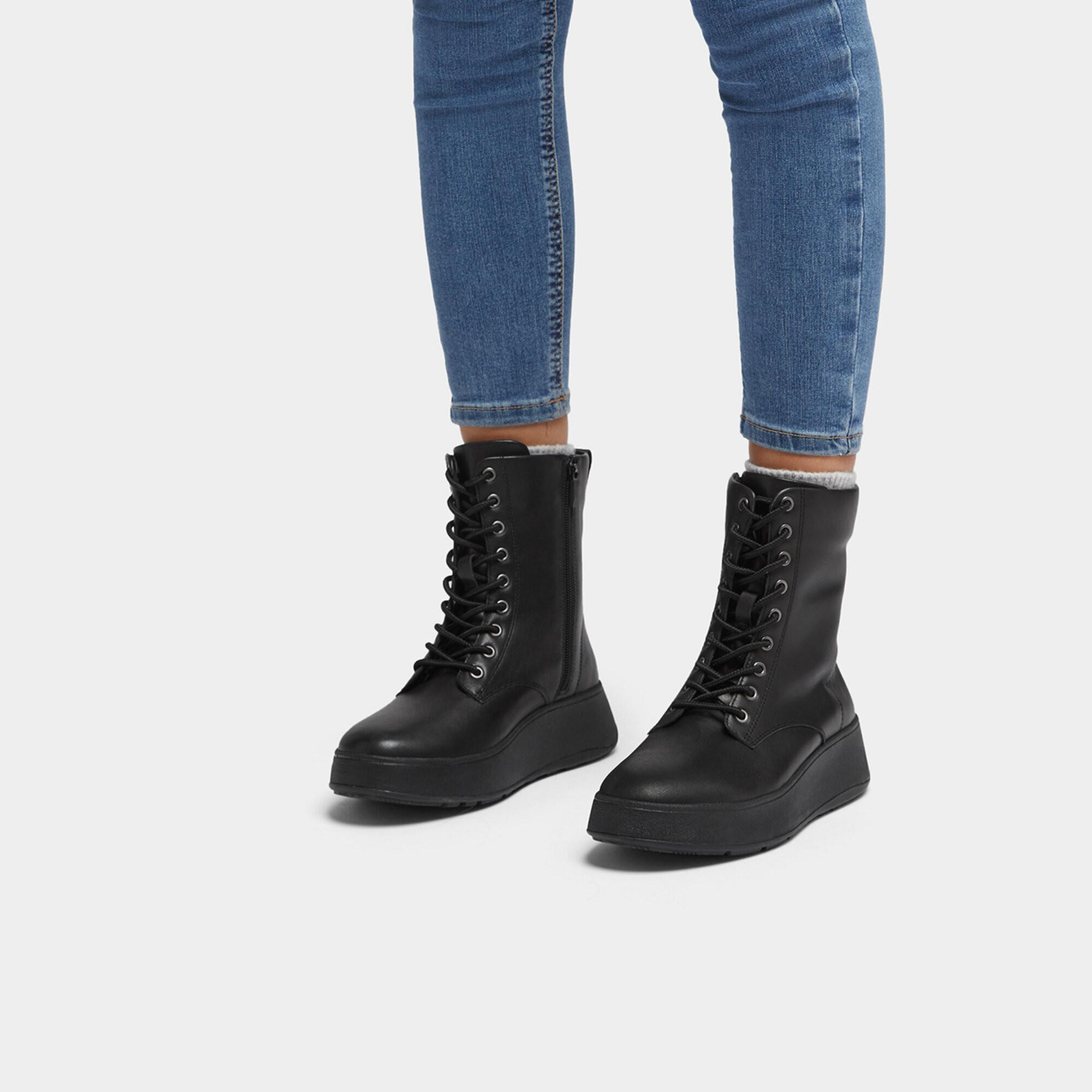 Fitflop lederstiefeletten f-mode