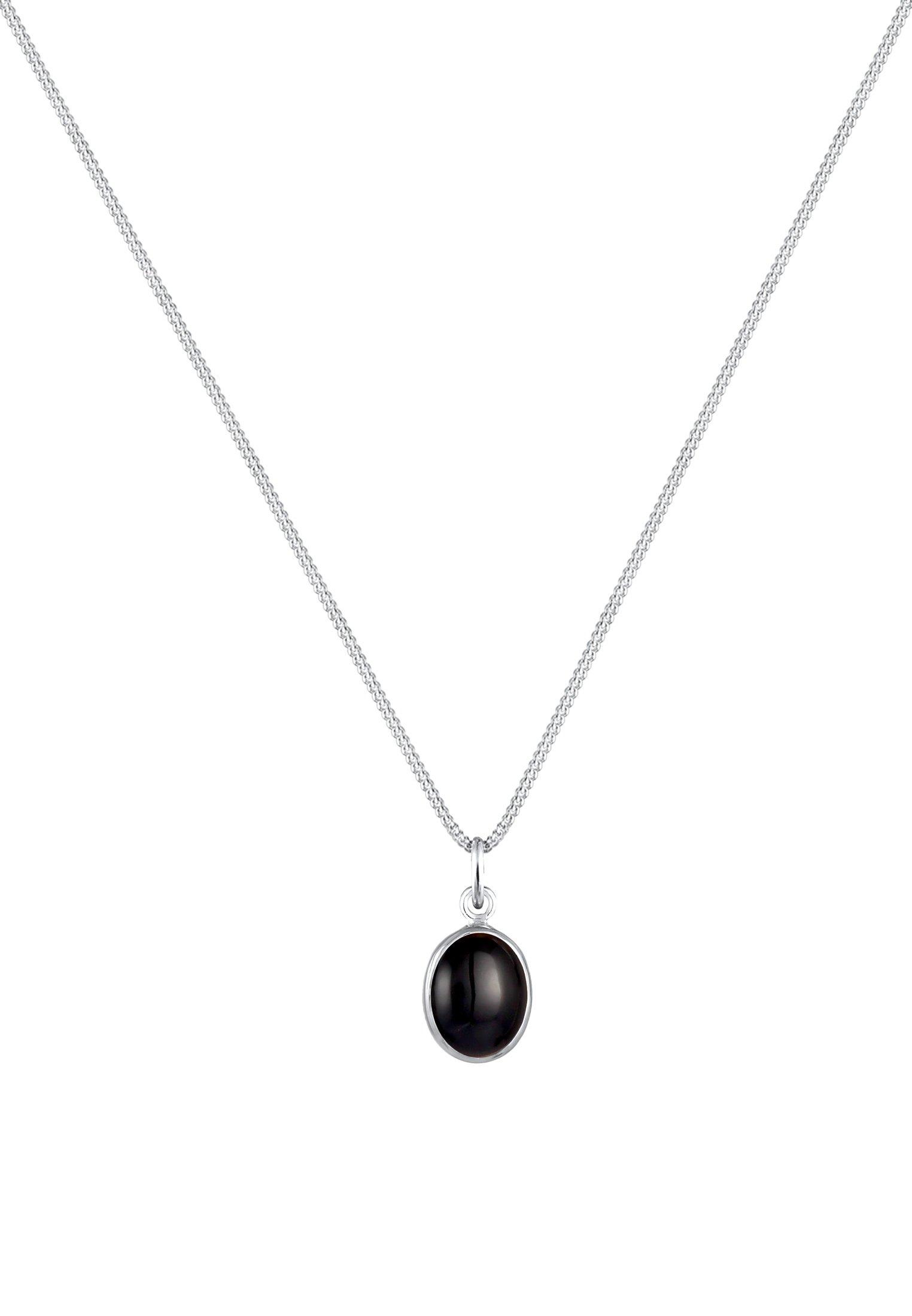Elli Halskette Edelstein Onyx Schwarz