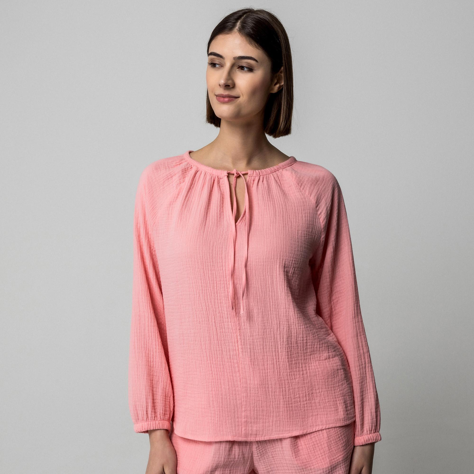 Manor Woman Langarm Bluse mit Bindedetail