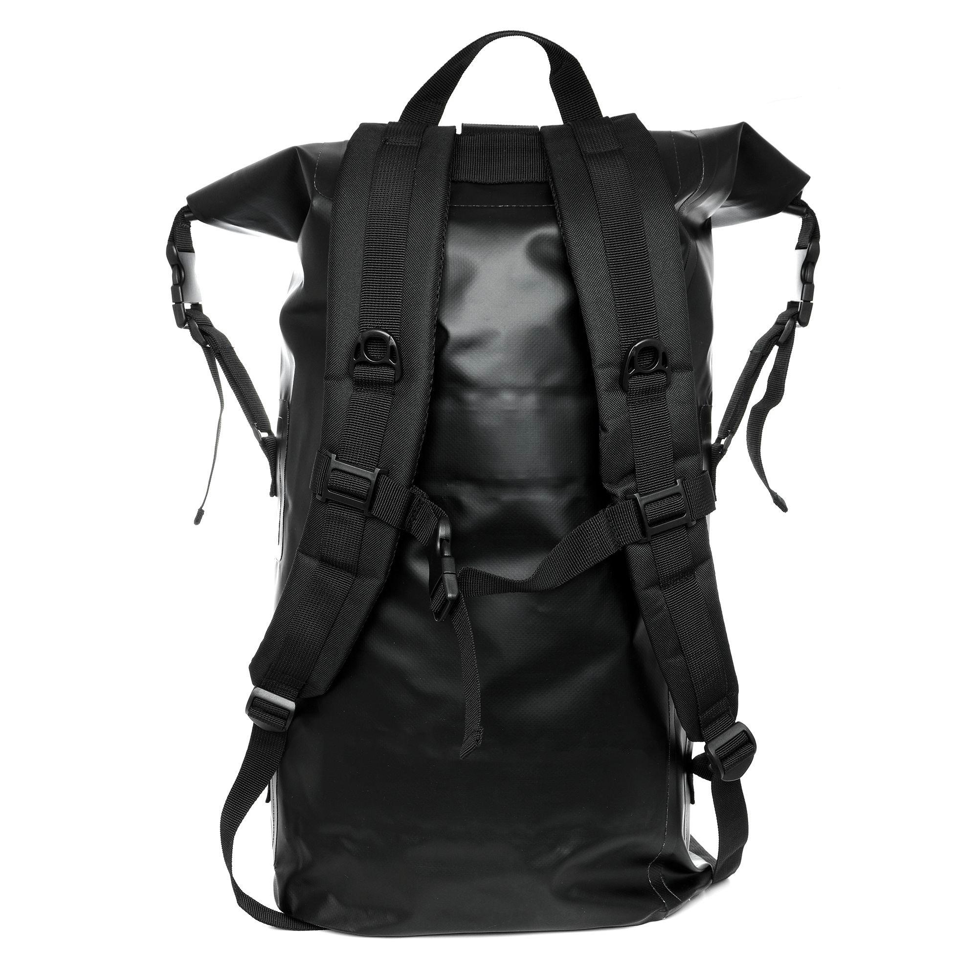 YEAZ STOCKHOLM Wasserfester Rucksack schwarzes Logo