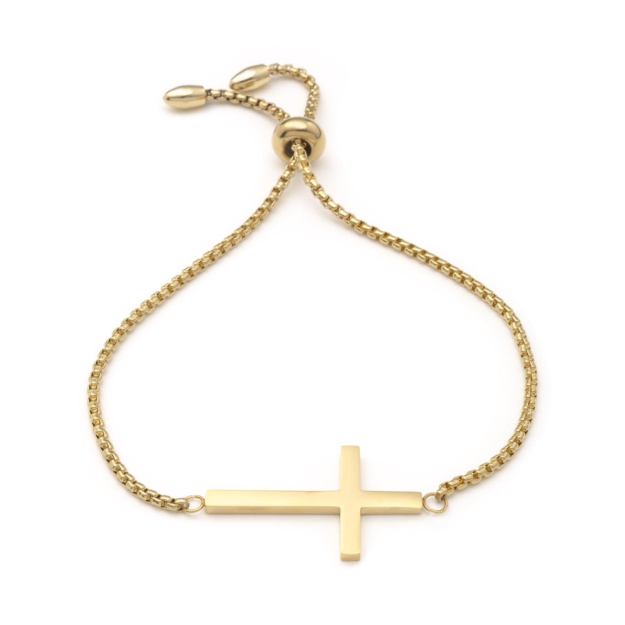 Heideman Crux silberfarben poliert