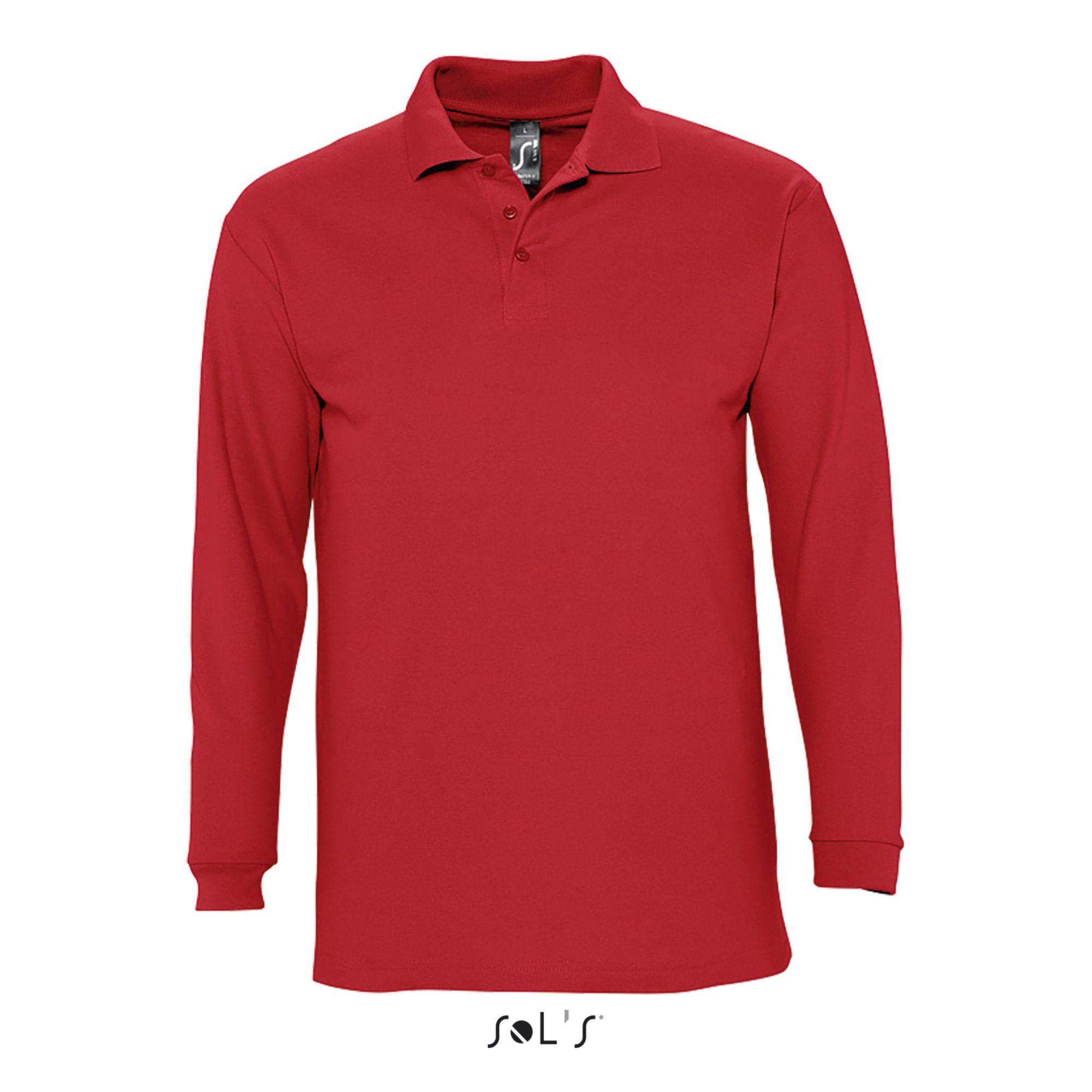 SOLS Winter II Langarm Polo-Shirt