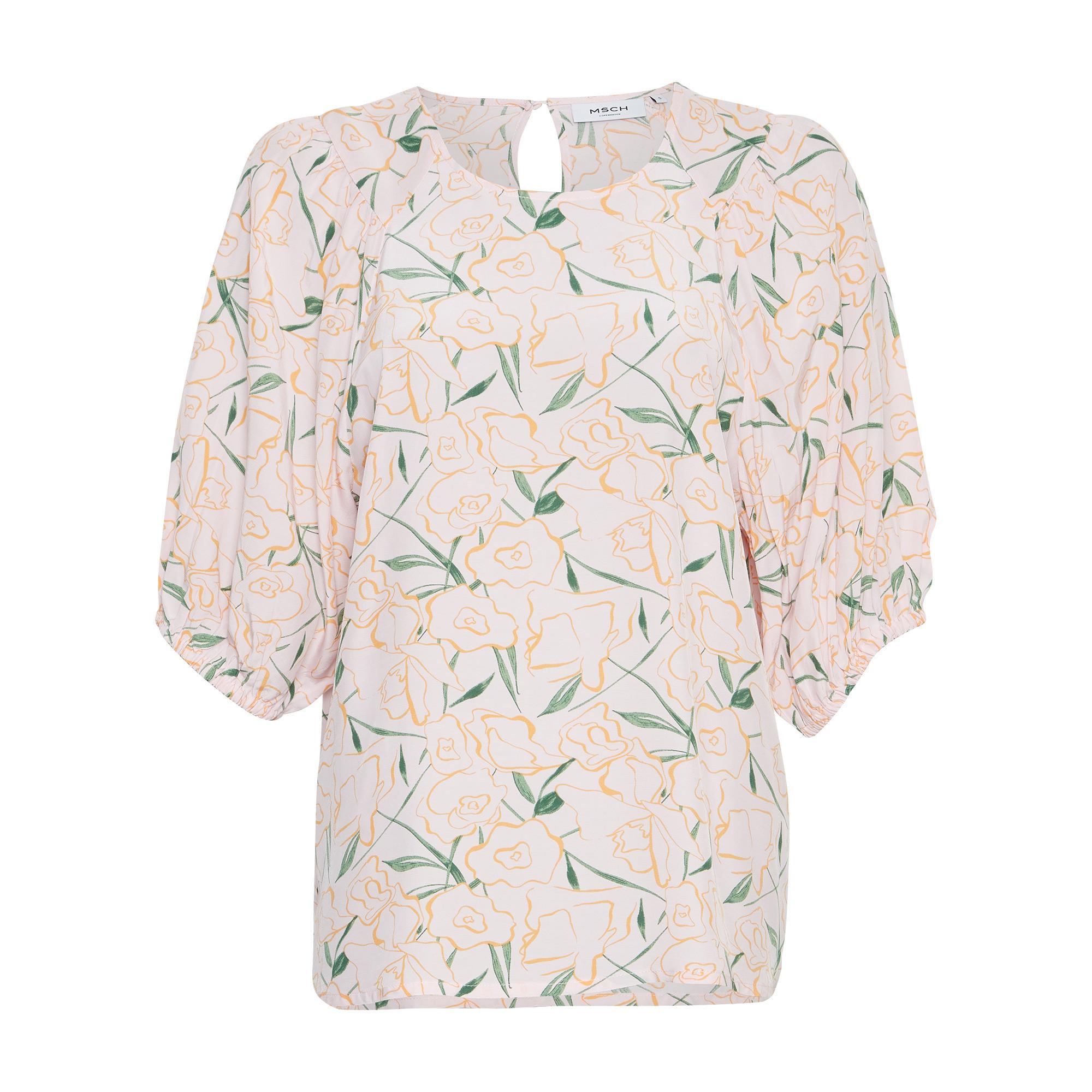 Moss Copenhagen hemd 2/4 tenya lyvia aop