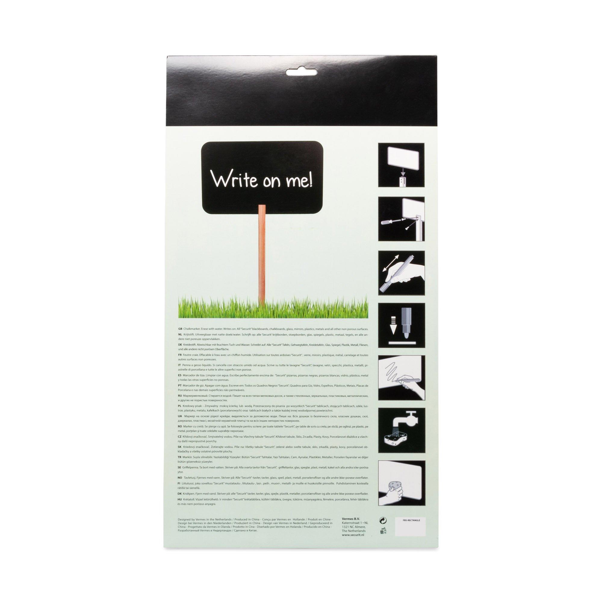 SECURIT Kreidetafel Chalk