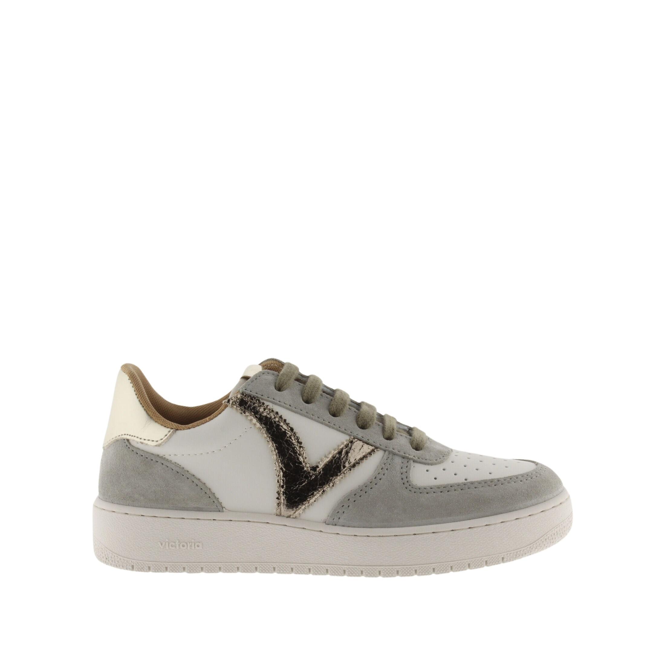 Victoria sneakers aus spaltleder mit metallic-effekt damen madrid