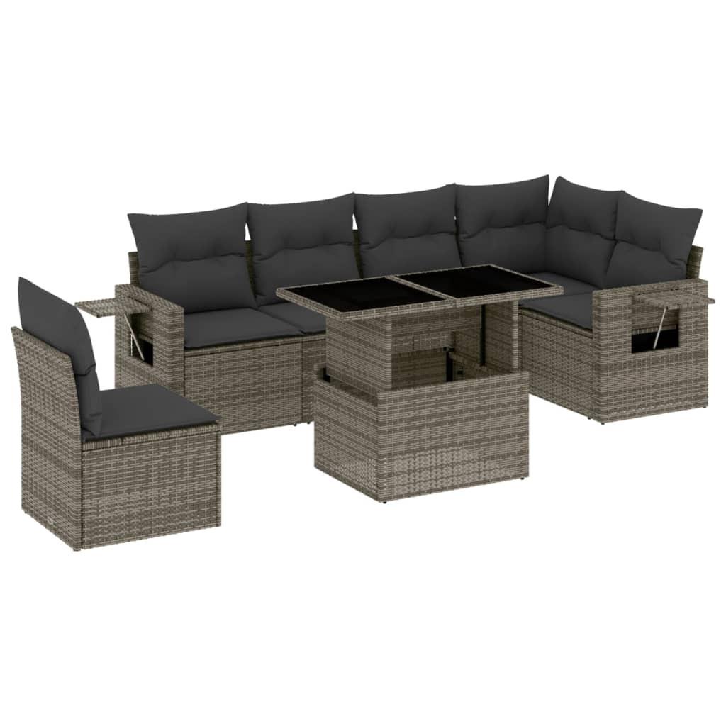 VidaXL Garten sofagarnitur poly-rattan