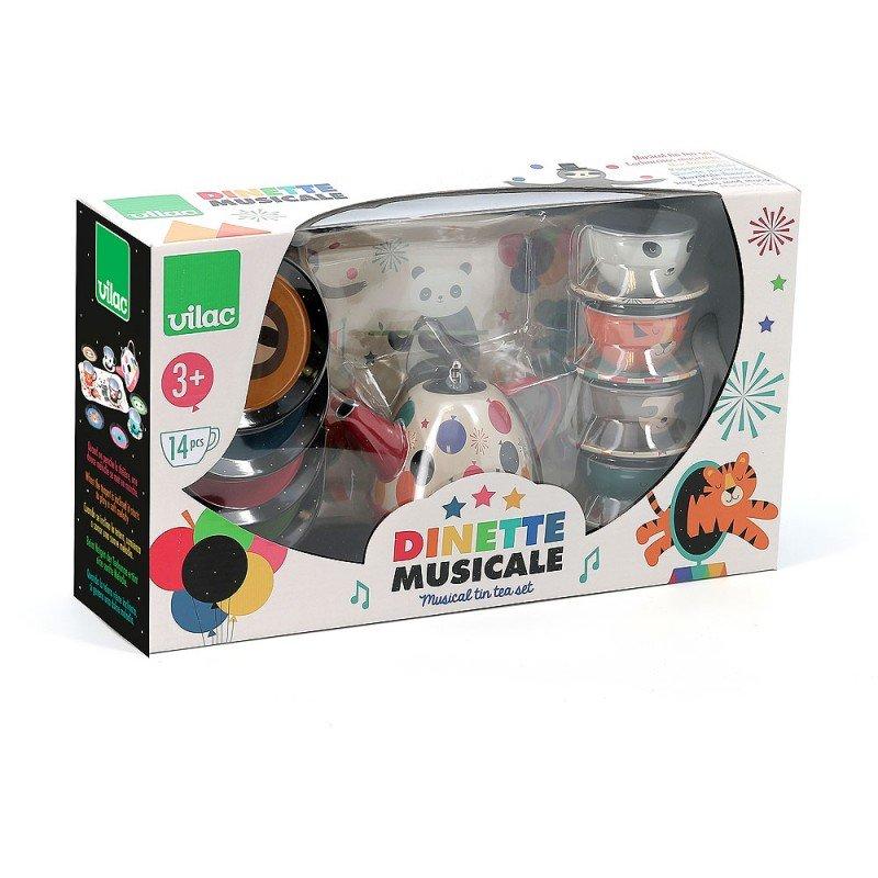 Vilac Teeservice mit Musik Regenbogen - Andy Westface