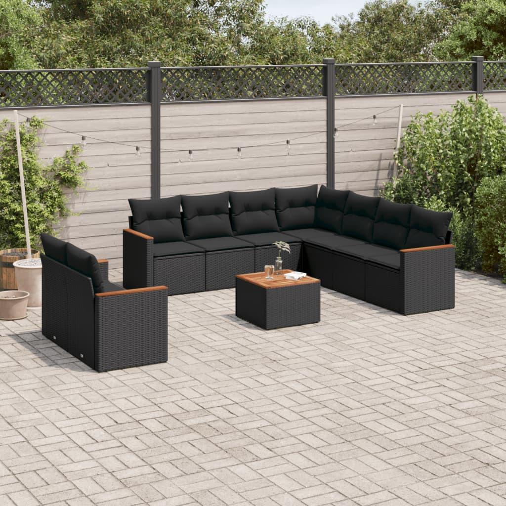VidaXL Garten sofagarnitur poly-rattan