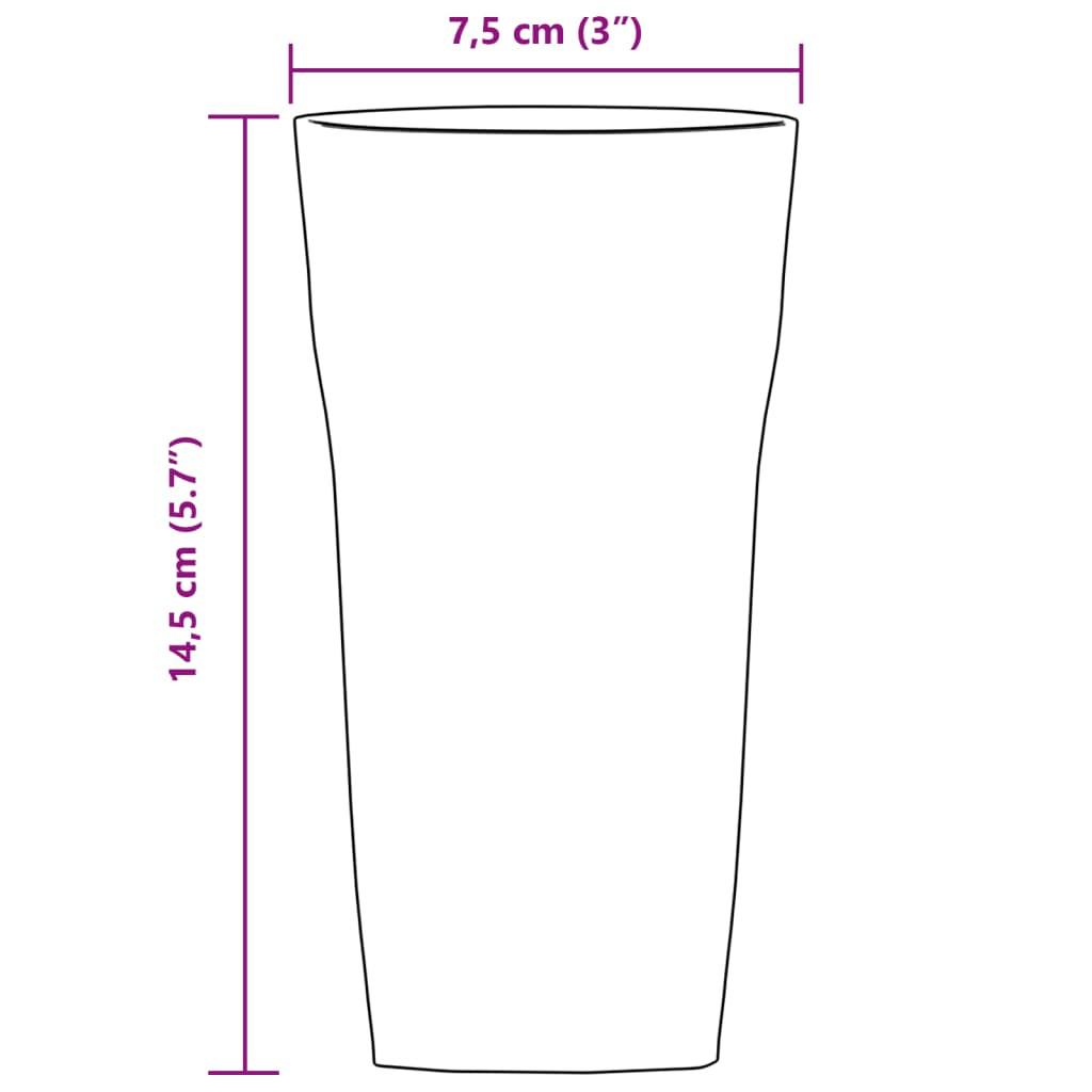 VidaXL Bierglas glas
