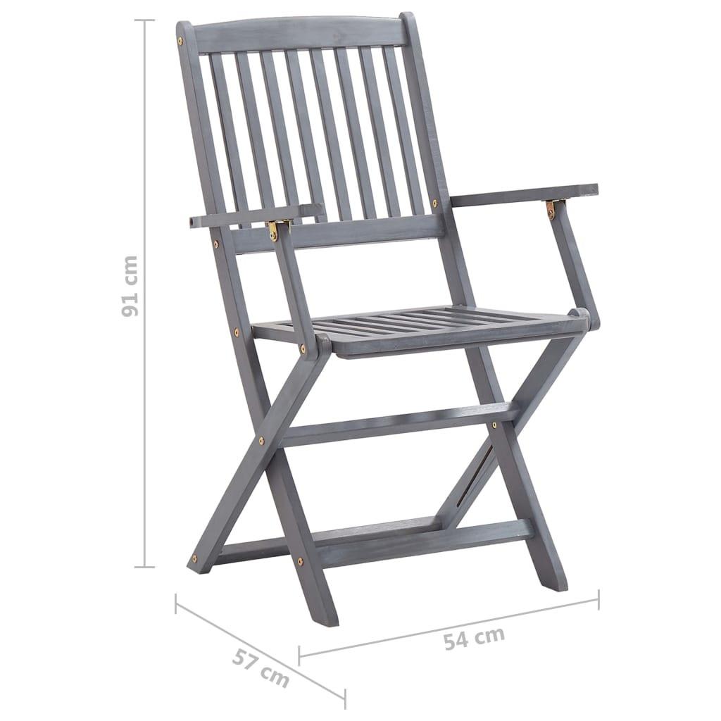 VidaXL Gartenstuhl akazienholz