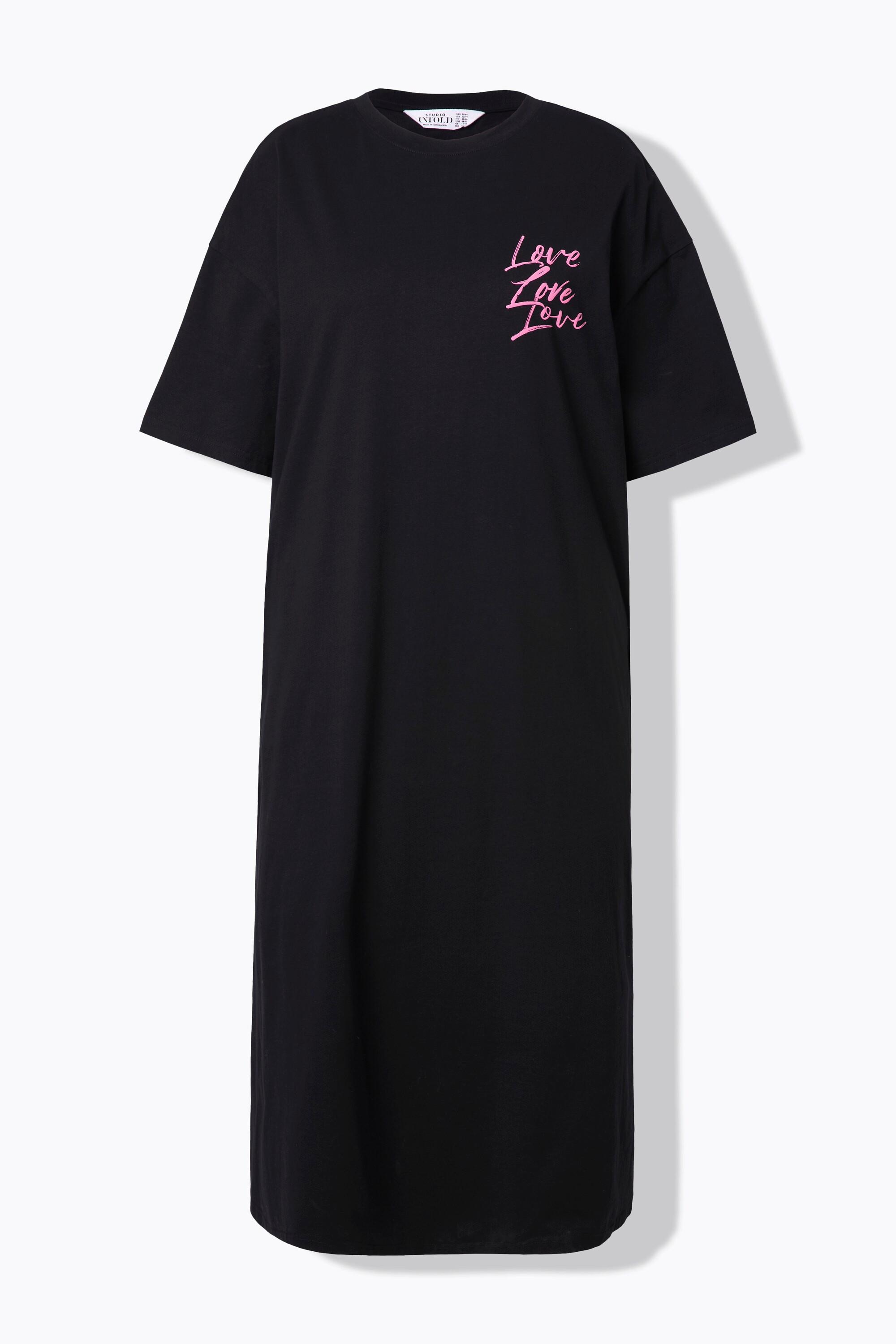 Studio Untold Oversized Jersey Bigshirt Kleid mit Rückenprint