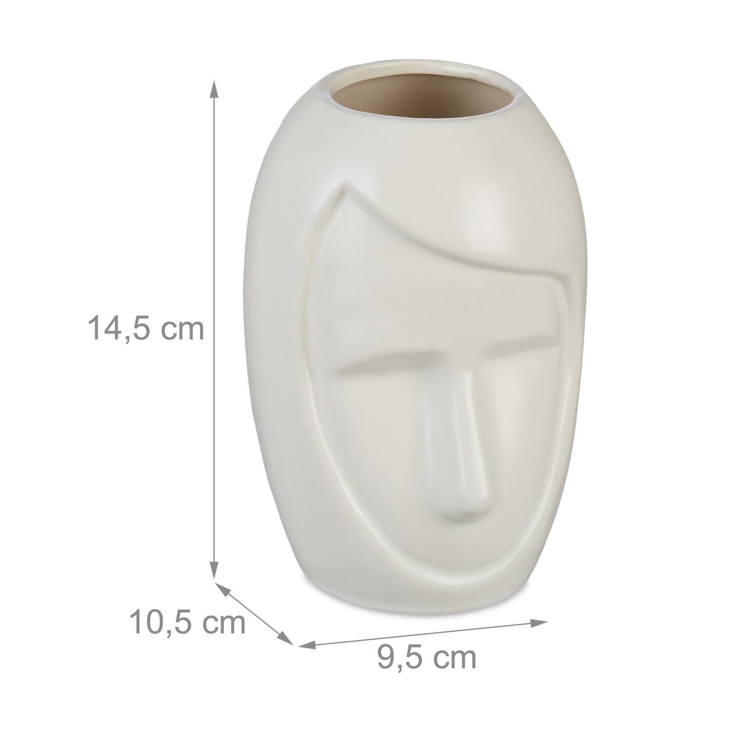 B2X Blumenvase in Gesichtsform