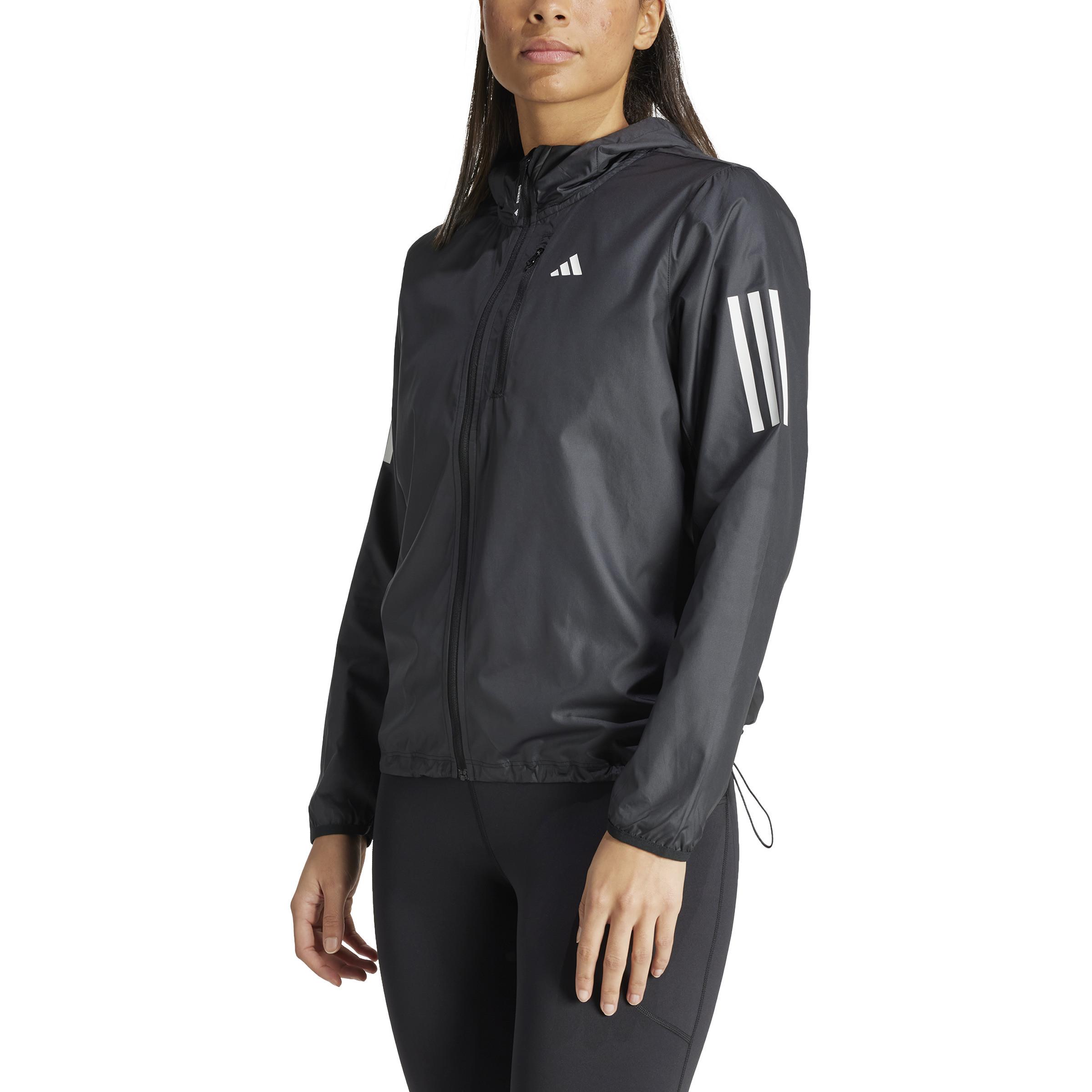 adidas regenjacke mit kapuze für damen own the run
