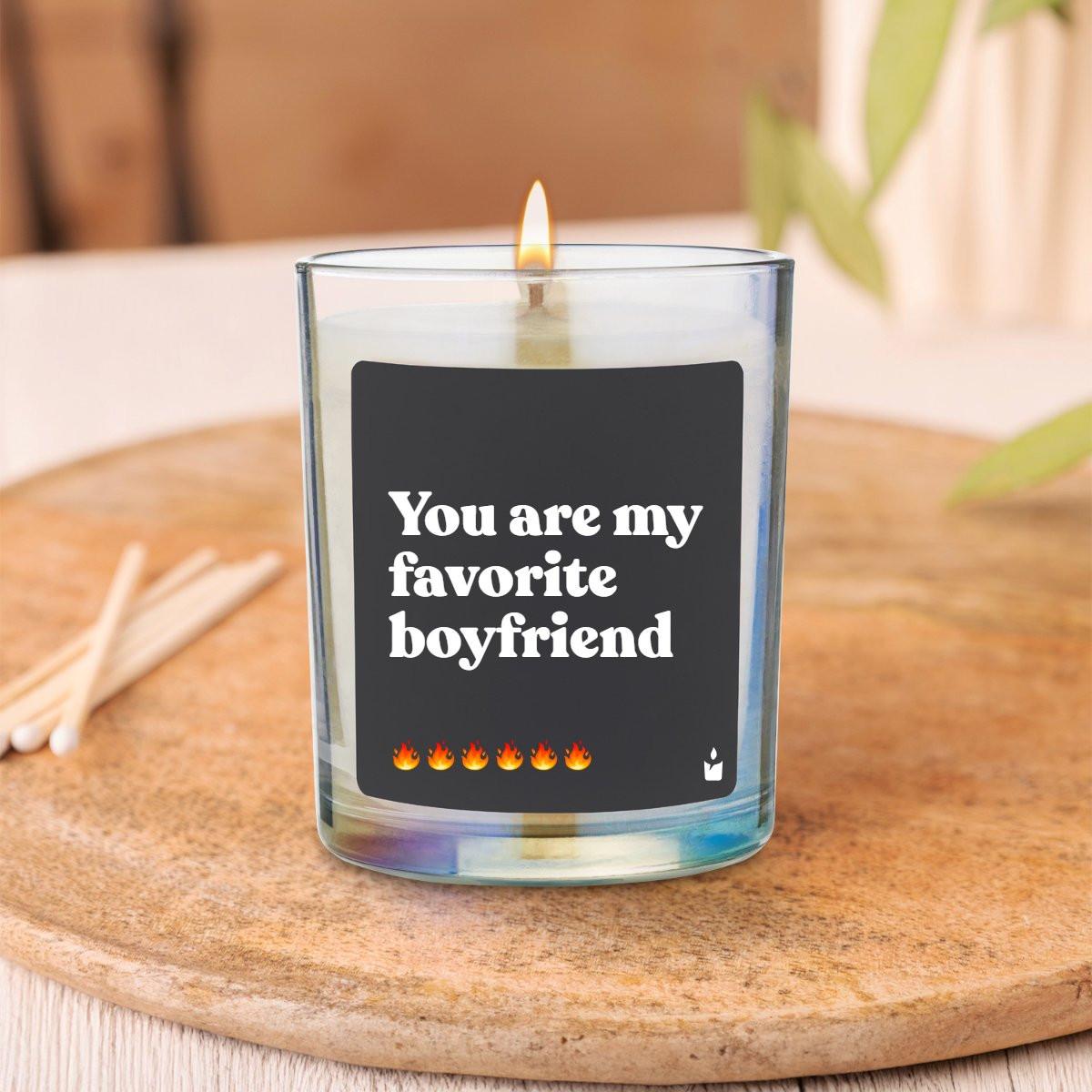 CandleHand Duftkerze Woody You are my favorite boyfriend