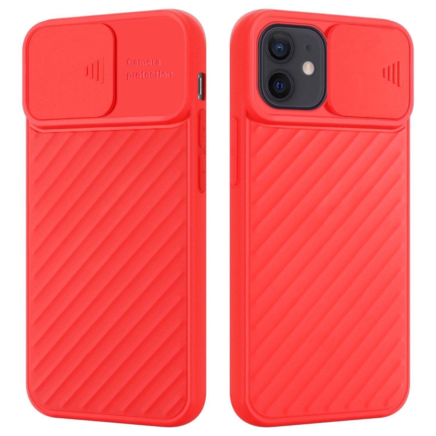 Cadorabo Hülle für Apple iPhone 12 MINI TPU Silikon und Kameraschutz
