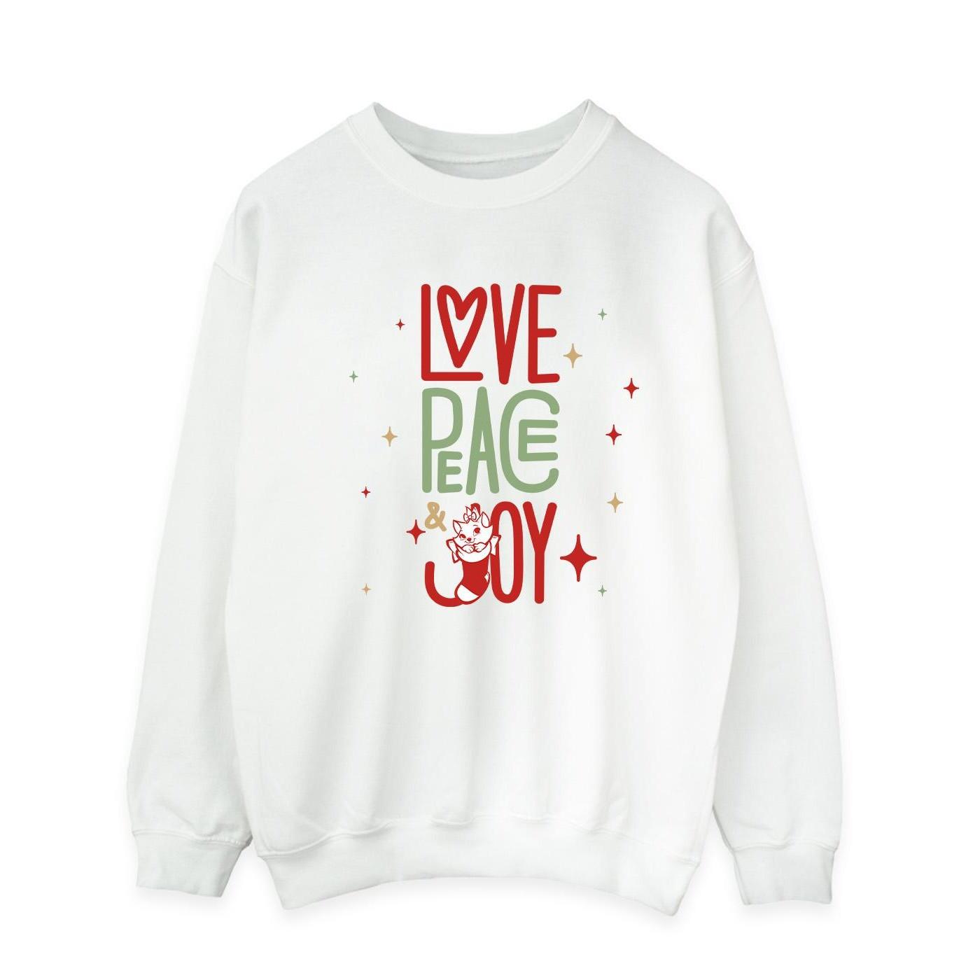 Disney The Aristocats Love Peace Joy Sweatshirt