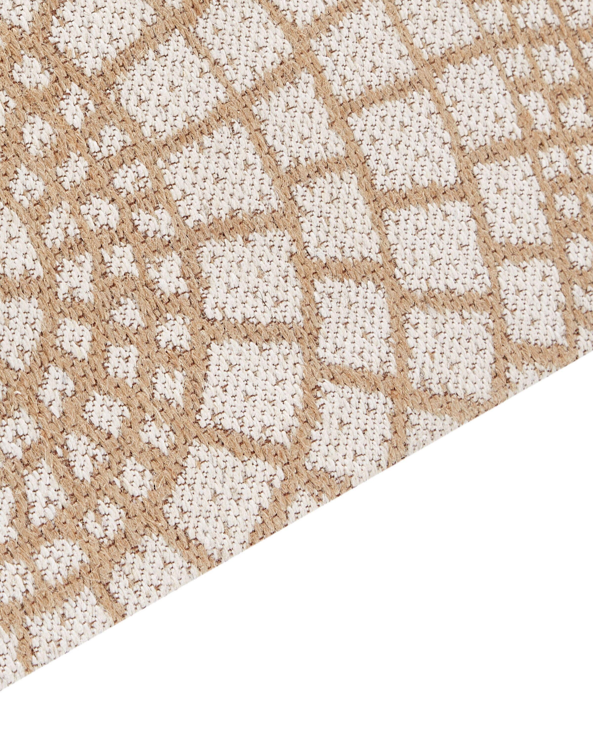 Beliani Teppich aus Jute Boho ARIBA
