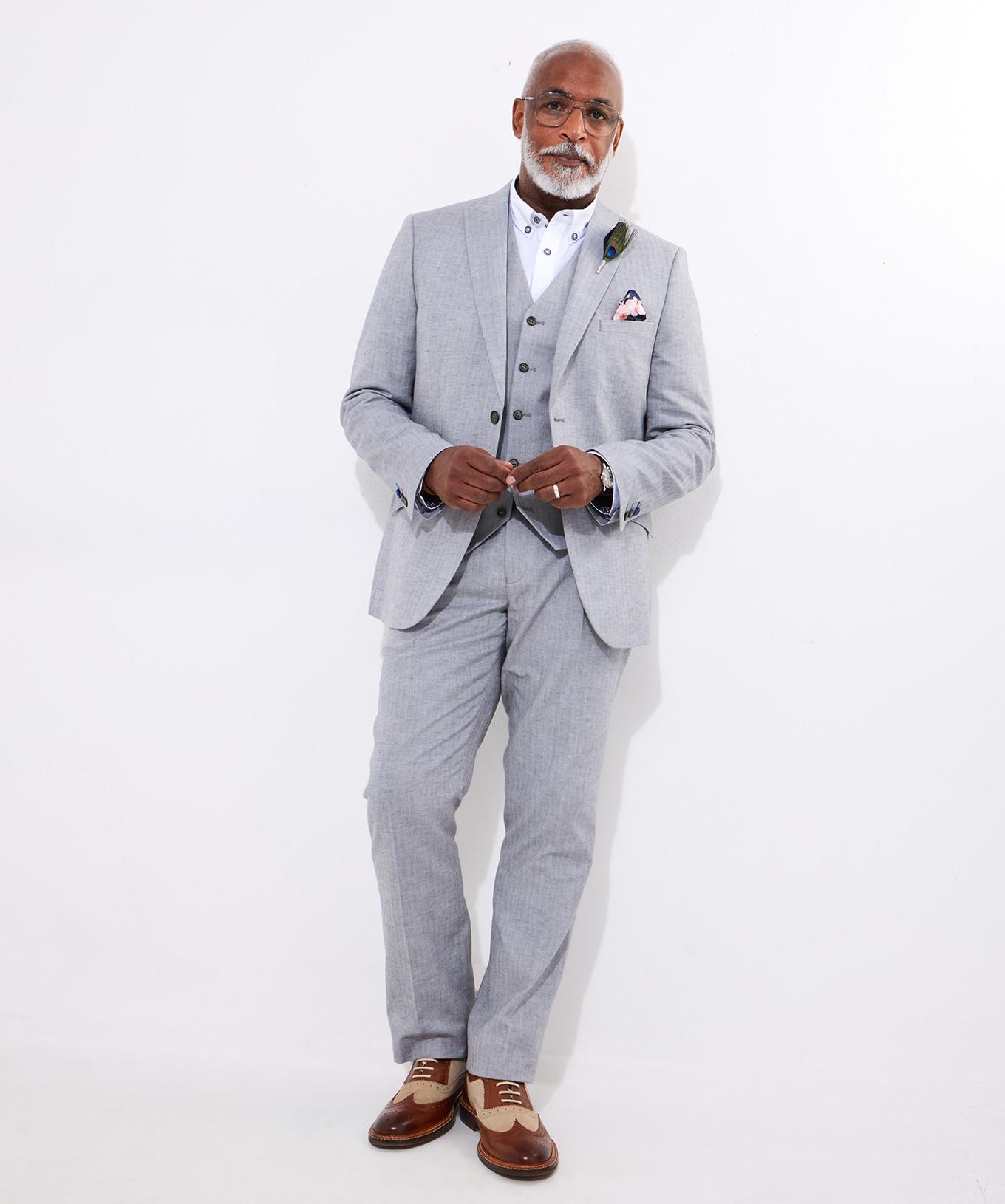 Joe Browns Fischgrät Leinenmischung Blazer