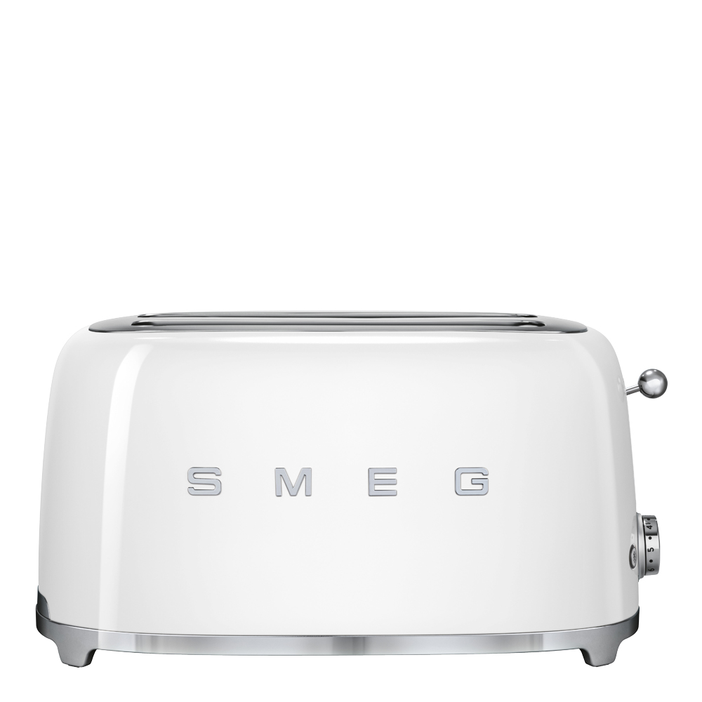 Smeg Brödrost 4 skivor TSF02 Vit