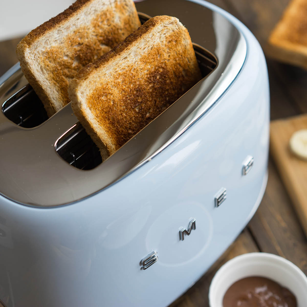 Smeg Brödrost 2 skivor TSF01 Blå