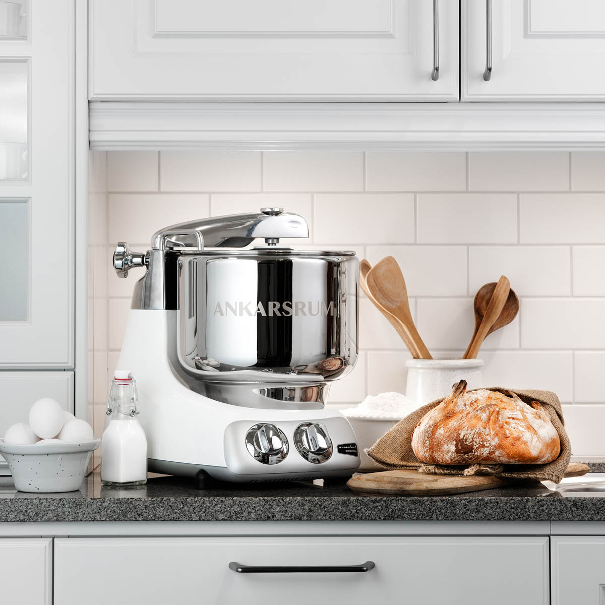 Ankarsrum Assistent Original Köksmaskin Glossy White