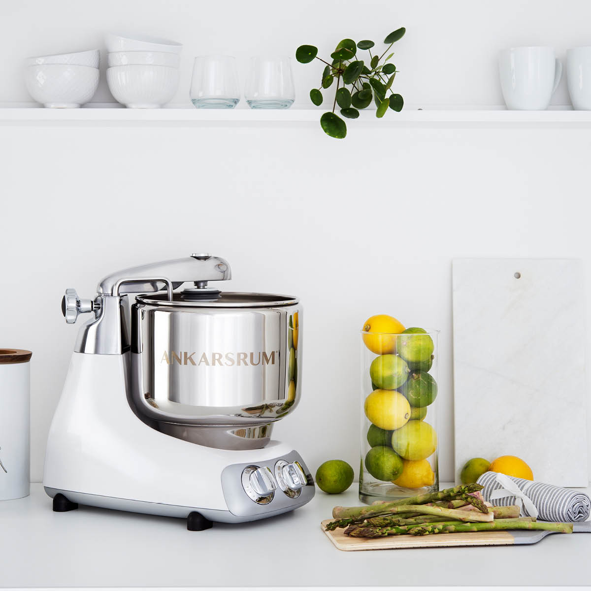Ankarsrum Assistent Original Köksmaskin Glossy White