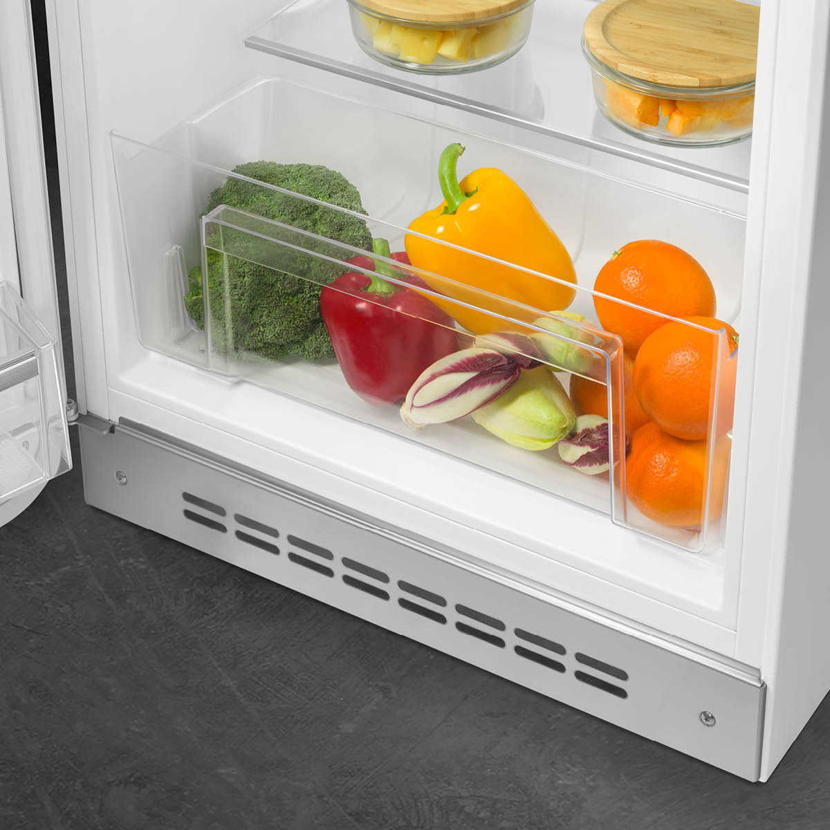 Smeg Kylskåp med frys FAB10L Vänsterhäng Vit