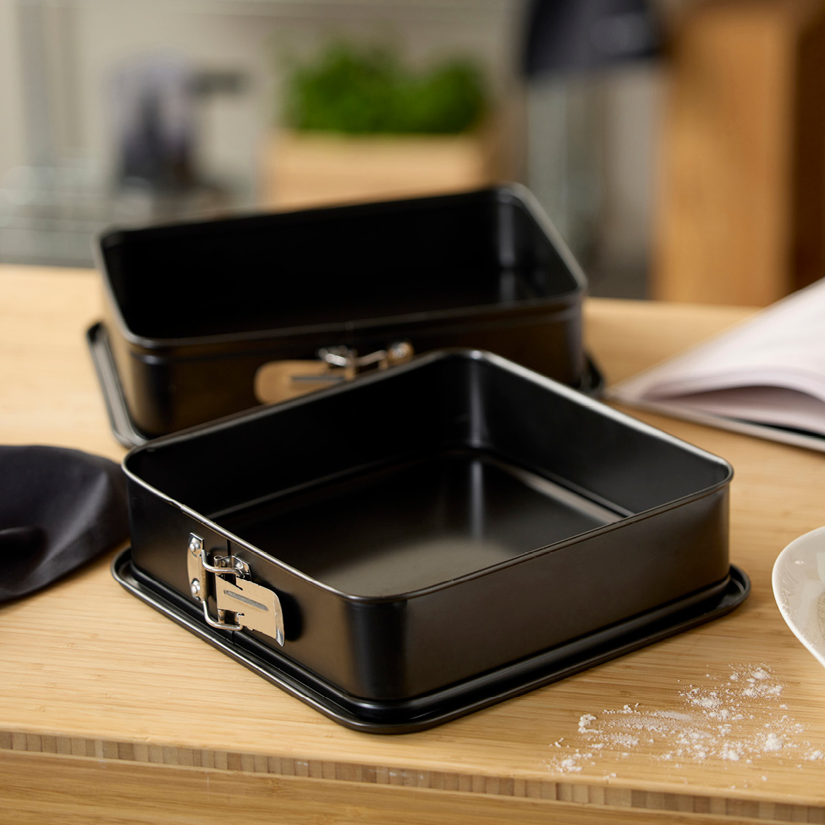 Blomsterberg Rektangulär springform 28x20 cm rostfritt stål