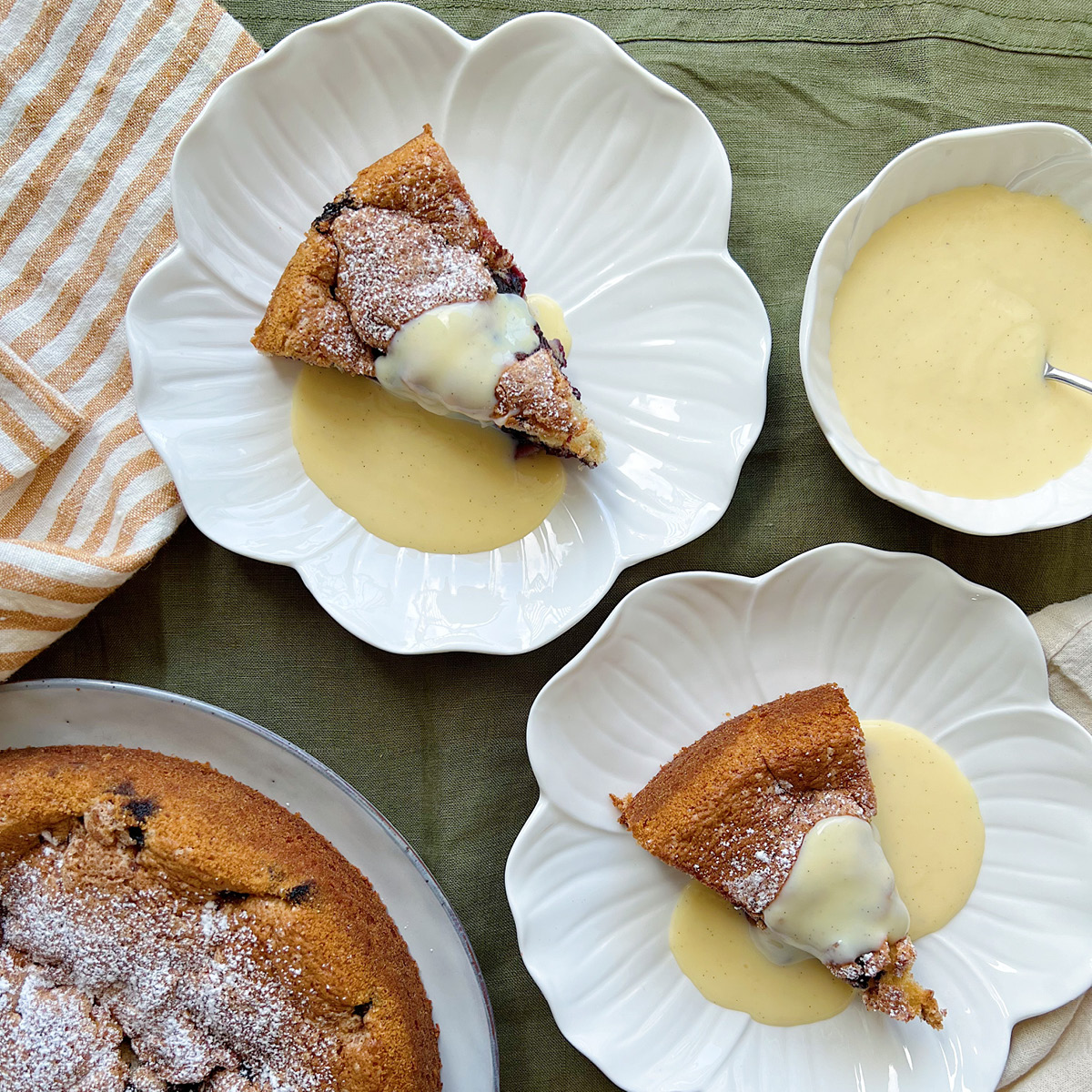 Stiernholm Flora assiett 19 cm vit