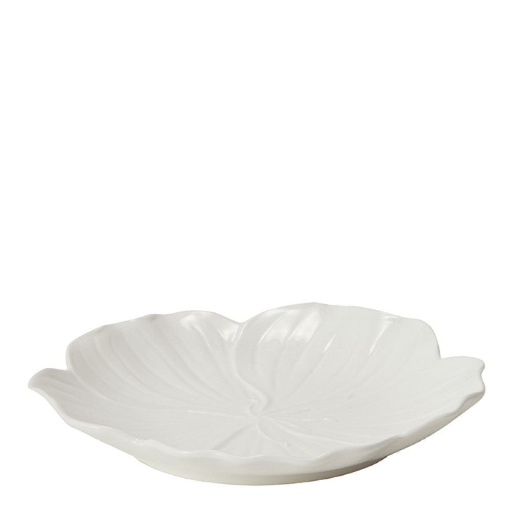 Stiernholm Flora assiett 19 cm vit