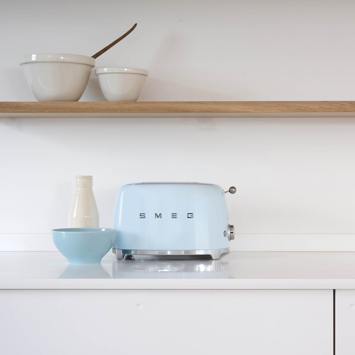 Smeg Brödrost 2 skivor TSF01 Blå