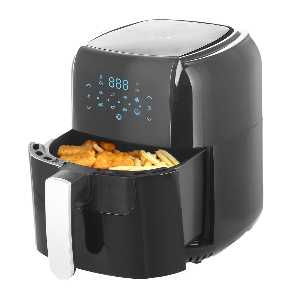 EMERIO Smart Fryer 5,5 liter Svart