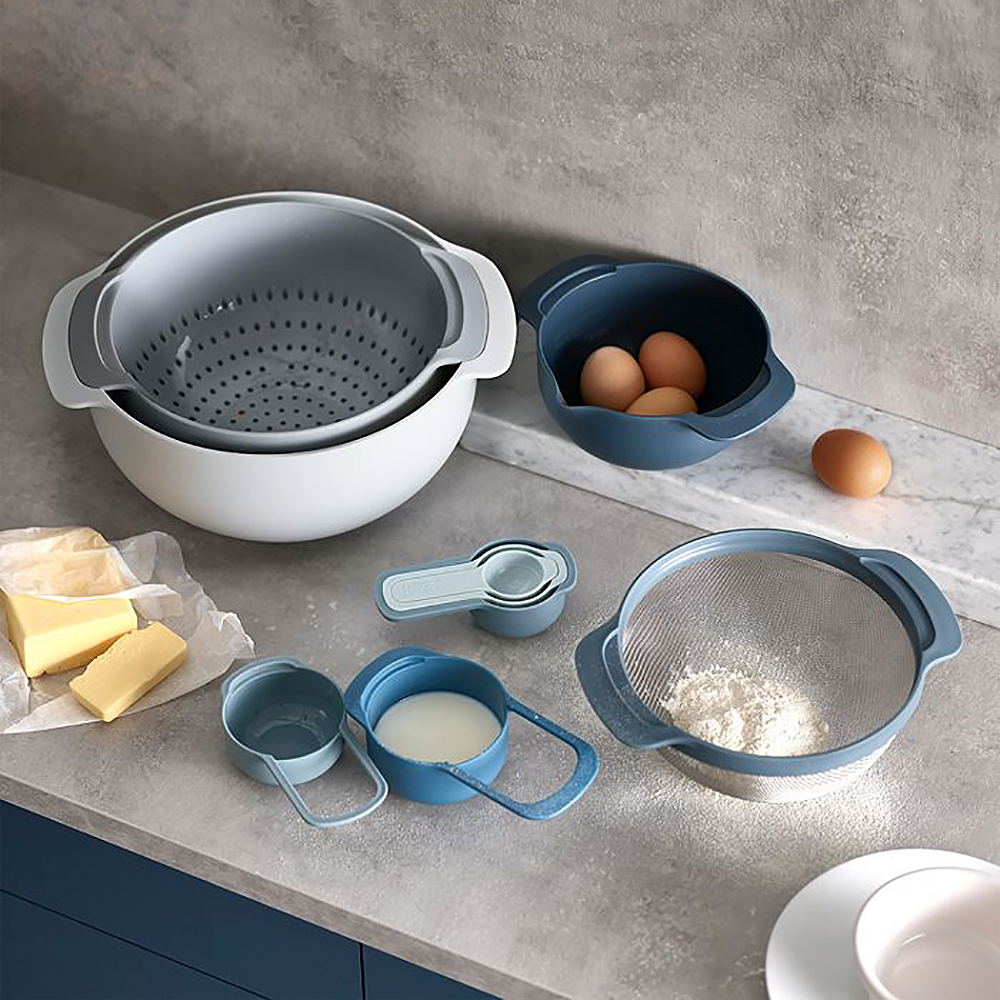 Joseph Joseph Nest Sky Skålset 9 delar Blåtoner