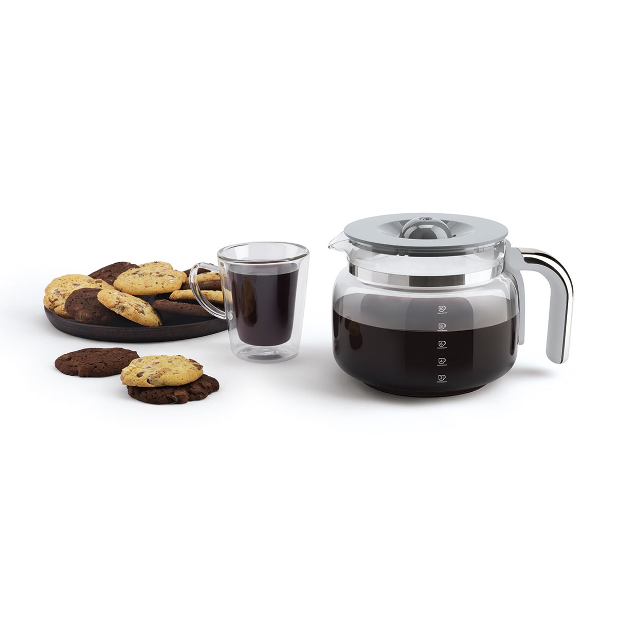 Smeg Kaffebryggare DCF02 1,4 L Vit