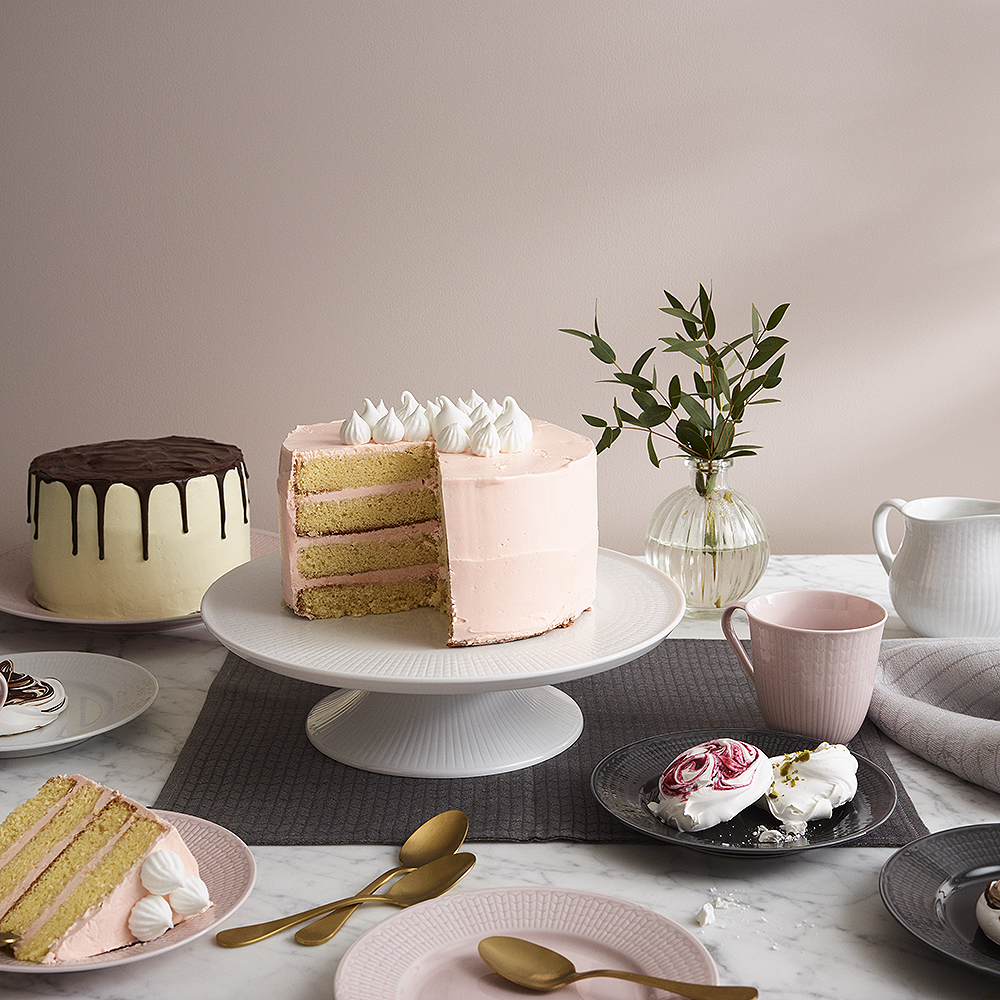 Rörstrand Swedish Grace Tårtfat 31 cm Snö