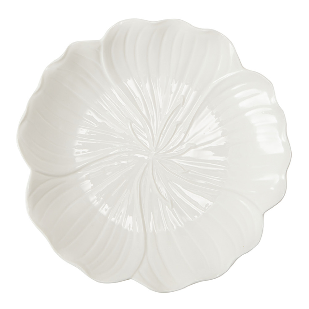 Stiernholm Flora assiett 19 cm vit