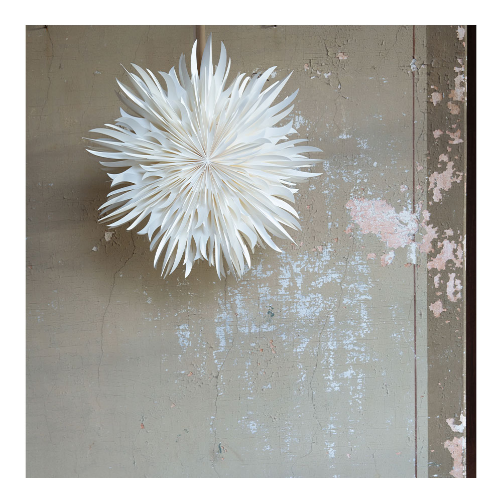 Watt & Veke Eldig Julstjärna 52 cm Vit