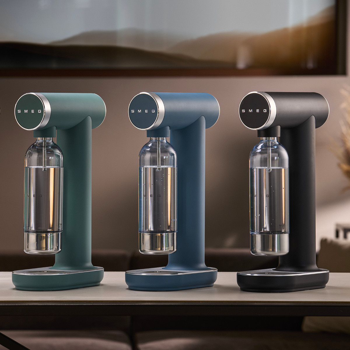 Smeg Collezione SKC01 kolsyremaskin 0,8 L matt svart