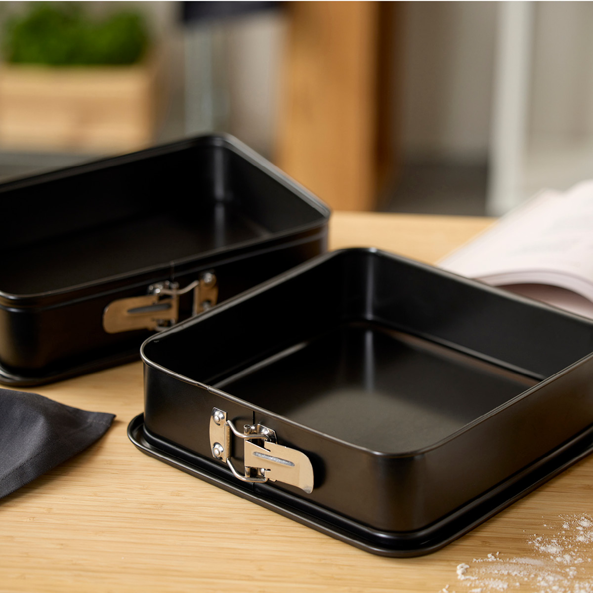 Blomsterberg Rektangulär springform 28x20 cm rostfritt stål